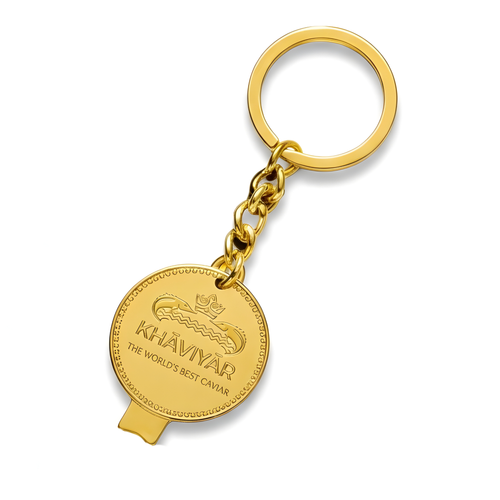 Bespoke Caviar Tin Opener Keychain