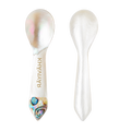 Abalone-engraved Mother-of-Pearl Caviar Spoon · Tasting Set Gift