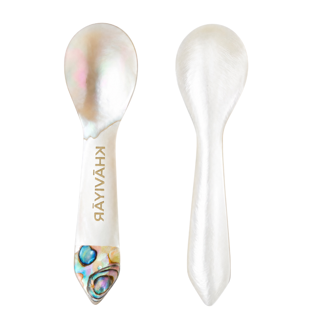 Abalone-engraved Mother-of-Pearl Caviar Spoon · Tasting Set Gift